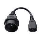 Кабель-перехідник PC C14M-CEE 7/4F Powercom