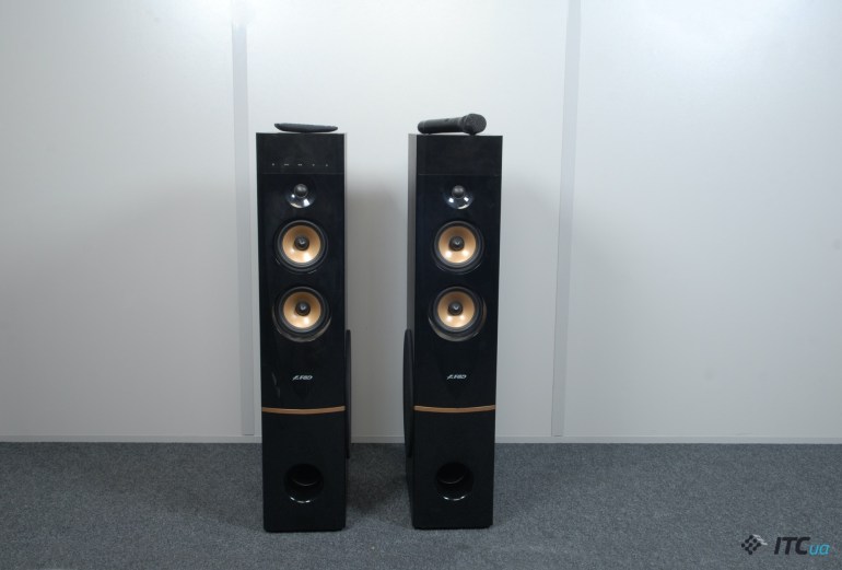 современные колонки Fenda T-88Х в интерьере